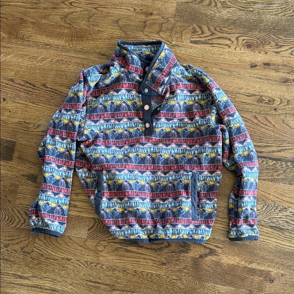 Cruel Girl Multicolor Patterned Sweatshirt